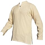  Fisherman Shirt Ben,beige, M, Longsleeve
