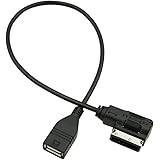KIMISS Interface de Musique USB Adaptateur de Câble MP3 AMI MMI AUX pour Q5 Q7 R8 A3 A4 A5 A6 4F0051510G