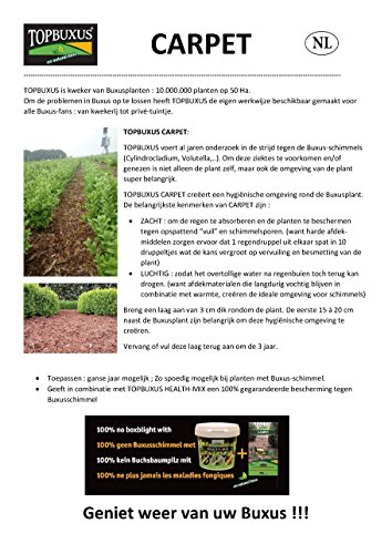 TOPBUXUS CARPET, 70L für 5m2, Die definitive Lösung für Buchsbaumpilz wann Kombiniert mit TOPBUXUS HEALTH-MIX, mach es wie der Züchter! - 3