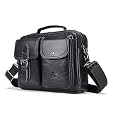 ✅【100% Handarbeit Ausgezeichnete Verarbeitung】---Durch saubere Naht und ausgezeichnete Verarbeitung ist diese vollständig in Handarbeit gefertigte Produkt ein treuer und vielseitiger Begleiter im Beruf, Schule, Studium oder Freizeit: durch das Naturmaterial und die Manufakturarbeit wird dieser Lederartikel zum Einzelstück gehobener Qualität.