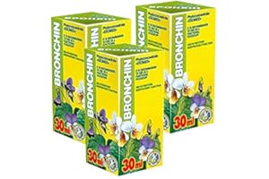 EKOMED Bronchin Phyto Concentrate Pack Of 3 - 21 Day Course - Natural Plant Extracts - Respiratory Health - Chesty Cough - Bronchitis