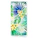 Produktbild HopMore Sony Xperia XA1 Plus Hülle Silikon Transparent Motiv Muster Kreativ Lustig Schutzhülle Durchsichtig Handyhülle Ultra Dünn Stoßfest Gummi Case Cover Slim Bumper für Xperia XA1 Plus - Grünes Blatt