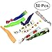 Produktbild BESTOYARD 50PCS sortierte Armband-Elastisches Stirnband-Freundschafts-Armband-Armband-Taillen-Band-Kopf (Gelegentliche Farbe)