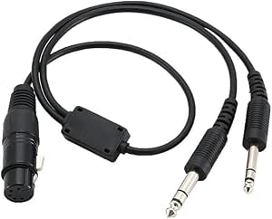 Câble De Remplacement Pour Casque D'aviation David Clark AVCOMM Pilot Dual GA Plug, Matériau PVC, Cordon De Remplacement Pour Casque D'aviation De 2 M Avec Prises