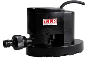 T.I.P. CoverOne 1500 AUT 30441 - Bomba de cubierta de piscina con automática (para lonas y láminas solares, bomba de drenaje de hidromasaje, caudal de 1300 l/h, altura de extracción de 1,6 m, esponja