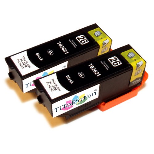 3x Epson Expression Premium XP 615 kompatible XL Druckerpatronen T 2621 - Schwarz - Patrone MIT CHIP !!!