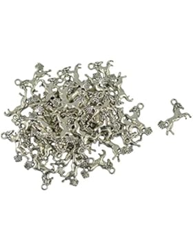 MagiDeal 30pcs Tibetanische Silberne Reiter Pferd Anhänger Für DIY Schmuckherstellung