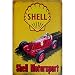 Produktbild Easy Painter Shell Oil Vintage Metallschild, Benzin Can Old Style Garage Bar, Man Cave, Blechschilder, lustig, Retro Deko-Schilder, Motoröl,