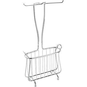 iDesign 55663EU Axis Zeitschriftenständer Plus, Chrom: Amazon.de: Küche