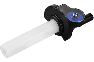 Tour d'accélérateur de moto, poignées d'accélérateur visuelles de moto de 22mm poignée d'accélérateur de gaz de torsion pour 50cc-160cc ATV Dirt Bike(Bleu)