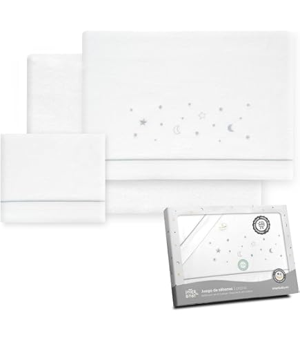 Set Lenzuola Bimbo 3 Pezzi 40x80 Cm In Cotone Portogallo – Per Carrozzina E Navicella