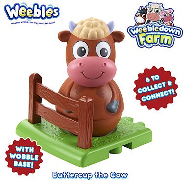 Weebledown Farm Weebles Figure and Base Buttercup the Cow