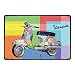 Produktbild Larry Sageasd Metal Poster Scooter Motorcycle Garage Blechschild Plaque Wandkunst Poster Dekoration