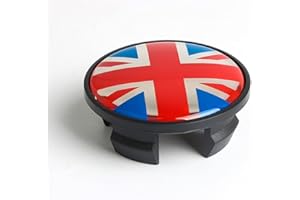 BJJS 4x52mm Neumático Rueda Buje Centro Pegatina Calcomanía Cubierta de ajuste Carcasa Compatible para todos los Mini MK12 (01, Tapa de la cubierta del cubo)