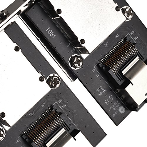 SilverStone SST-SA022 – Mini SAS Adpater Dual Intern Mini SAS 26pin SFF8087 zu Extern 36pin SFF8088 - 5