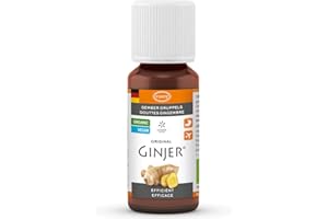 LEMON PHARMA Liquide/Gouttes GINJER® extra-fortes biologique. Extrait racine de gingembre sans alcool, sans sucre, sans gluten, sans lactose. Vegan