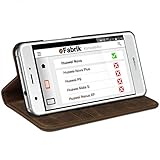 ROYALZ Schutzhülle für Huawei Nova Hülle Leder Book Case Tasche Cover Vintage Etui Schutztasche Lederhülle Standfunktion mit unsichtbaren Magnet, Farbe:Braun - 