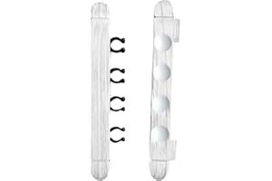 BOJOUL 2 Pcs Pool Cue Rack Wooden Pool Cue Holder Wall Mounted Snooker Cue Rack for Pool Bars Clubs Billiard Players