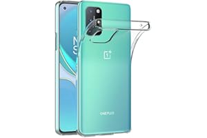 AICEK Etui kompatybilne z OnePlus 8T, przezroczyste silikonowe etui (6,55 cala)