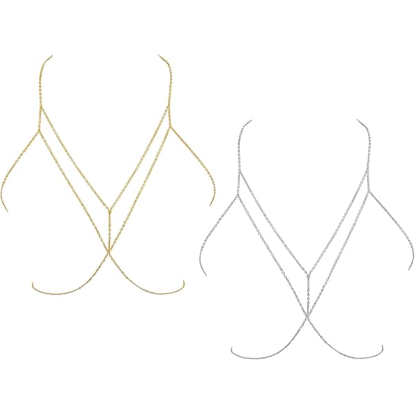 thumbnail: JELINDA Dames Verstelbare Harnas Bh - Cupless, Elastisch Nylon Met Metalen Details