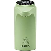 Pizen Flow Şarjlı Otomatik Damacana Su Pompası TDS &Ouml;l&ccedil;er 250ml 500ml 1L 2L &Ouml;l&ccedil;&uuml; &Ouml;zellikli Yeşil