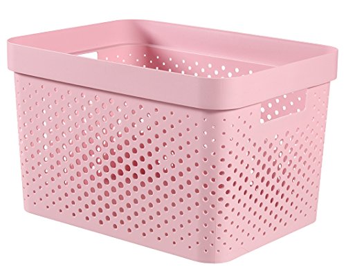 Curver 226861 Dots Becken Infinity Kunststoff Rosa 36 x 27 x 22 cm 17 L