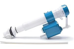 MRUVTC Toilet Fill Valve 1/2" Toilet Cistern Bottom Inlet Valve Toilet Flush System Replacement Adjustable Fill Valve for Bathromm