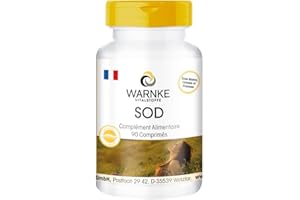 SOD 2000 F.I.P. - 90 comprimés - Superoxyde Dismutase | Warnke Vitalstoffe - Qualité des pharmacies allemandes