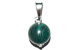 MASBARATA COLGANTE PIEDRA NATURAL EN PLATA DE LEY