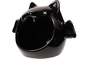 BCOATH Hamster Höhlenbett Hamster Keramik Nest Versteck Keramik Schwarz Sommer Wassernapf Für Haustiere