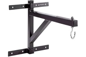 ATHLETICS GEAR AG Athletics Gear Support de sac de frappe robuste de calibre 16 avec émerillon en D et fixations