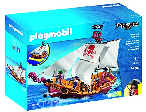 Preisvergleich Produktbild Playmobil 5678 rot Serpent Piratenschiff (74 Stücke)