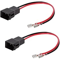 4 Adattatori Altoparlante Auto - Spina Connettore Cavo 15 Cm, Compatibile Con Opel, VW, Renault, Audi, Nissan