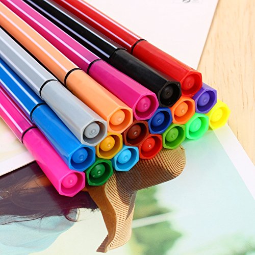 Waschbar Aquarell Stifte Farbig Bleistift Set Marker Malerei Zeichnung Kunst Zubehör Für Kinder Erwachsene Malbuch Zeichnung Skizzieren ( Farbe : 18 Colors ) - 7