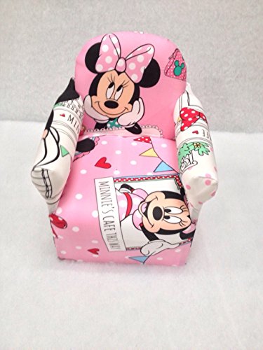 Childrens Disney Sofa Chairs Bedroom Playroom Chairs For Kids-Over 20 Characters: Minnie Mouse by Inspire Homes