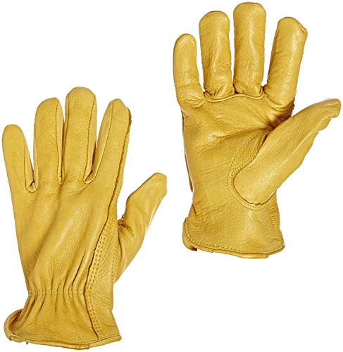 Preisvergleich Produktbild Premium Lederarbeitshandschuhe Grain Lammfell Leder Ungefüttert Driver Glove - Groß