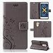 Produktbild betterfon | Flower Case Handytasche Schutzhülle Blumen Klapptasche Handyhülle Handy Schale für Huawei Honor 6X Grau