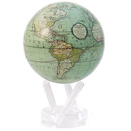 Mova Globes El globo terrestre 4.5 pulgadas Verde