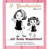 NEU Aufkleber/Sticker *** 2 GESCHWISTER - Schwestern mit Wunschtext*** (Motiv 3-4) Größen.- und Farbauswahl - für Auto, Kinderzimmer - Wände,Türen, Autoscheiben/Lack uvm