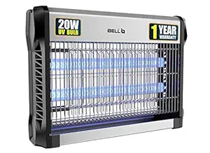 iBELL 20W 210IK Insect Killer Machine / Bug Zapper Fly Catcher for Home Restaurants, Hotels & Offices, UV Bulbs, Insect Control (Grey)
