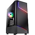 Cougar MX360 RGB Mid Tower Case, support for up to a 360mm radiator, a 315mm graphic card, and a 170mm CPU cooler - Black
