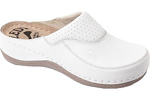 LEDI 430 Anatomic Skórzany Chodaki Mule Kapcie Pantofle, Damskie