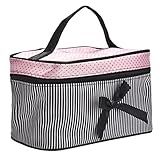 Kosmetiktasche DDLBiz® Quadratischen Bogen Stripe...