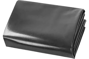 DMCHENGMA HDPE Pond Liner, Outdoor Pond Liners - 5x6m 6x7m 7x8m 8x10m 10x12m Folding Pond Film Mat Easy Cutting Pond Film Underlayment for Fountains, Waterfall and Water Gardens(6x7m(19.7x23ft))