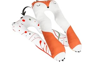 ‎MAKOSAS MAKOSAS KomfortKissen Gesundheit Kinder Kissen für Bett Schlafen | Anti-Stress | ADHS Kissen Kinder (Fuchs)