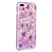 Produktbild Nancen Apple iPhone 7 Plus / 8 Plus (5,5 Zoll) Blitz Pulver Handy Hülle . Weich TPU Silikon Case / Hülle / Handyhülle Backcover. Anti-Kratz und Anti-Staub.Blitz Pulver Pinke Blume