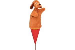 ABA (ABAX5) 71004 ABA 3 in 1 Dog Pop-Up Puppet, 53 cm, Multi-Color