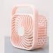 Produktbild Quartett Mini-Handheld-Fans Desktop Fan Tragbare Auto Kühlung,Pink