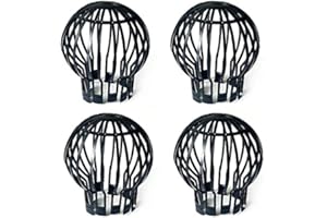 Protections De Gouttière Crapaudines Pour Gouttière Protections De Gouttière Garde Les Gouttières Non Obstruées Par Des Feuilles De La Mousse De La Boue Des Boules Et Autres Débris (4 pièces)