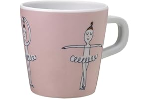 Les Ballerines Petit Jour Paris - Tazza perfetta per Petit Dej!, rosa; melamina 180 ml
